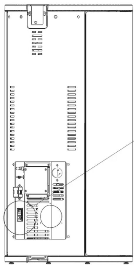 EDILKAMIN EVIA2 - VÉRIFICATION DU BRANCHEMENT ÉLECTRIQUE (placer la prise de courant dans un endroit facilement accessible) - 1