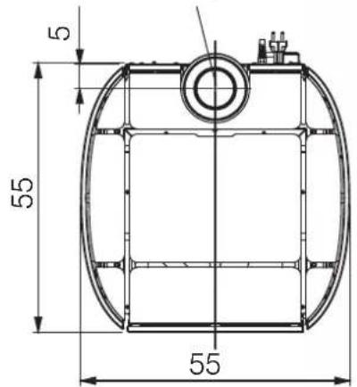 EDILKAMIN RADA Air Tight C - RADA AIR TIGHT C · DIMENSIONS (cm) - 3