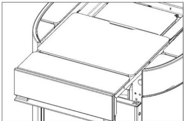 EDILKAMIN RADA Air Tight C - Ouvrir le couvercle coulissant et monter la plaque frontale en utilisant les vis et rondelles en dotation. - 1