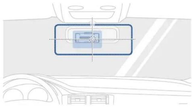 Thinkware F70 Pro - Choix de l'emplacement d'installation - 1