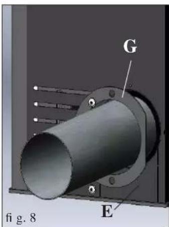 EDILKAMIN MICRON - TOP SMOKE OUTPUT CONNECTION - 2