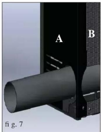 EDILKAMIN MICRON - TOP SMOKE OUTPUT CONNECTION - 1