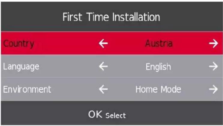 THOMSON Easy TV - Sélection du pays - 1