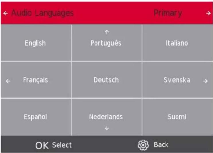THOMSON Easy TV - Langue du TT (Télétexte) - 2