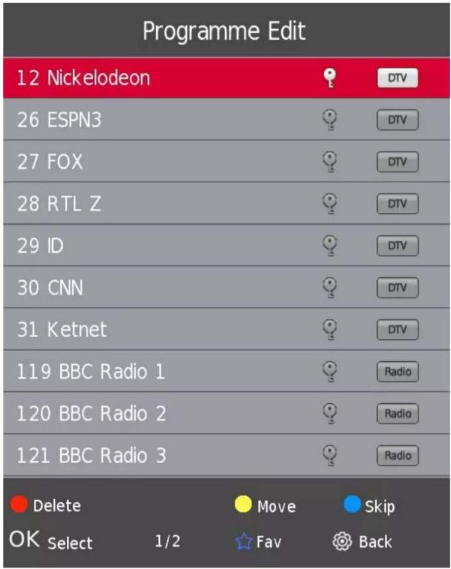 THOMSON Easy TV - Modification de programme - 1
