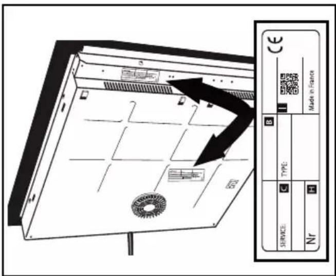 BRANDT BPI364DB - ALKUPERÄI SET OSAT - 2