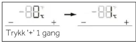 -80τ - + Trykk'+' 1 gang → -80τ +
