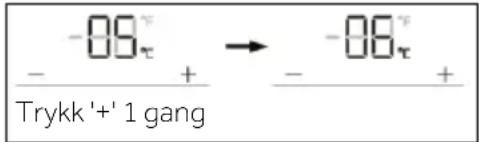 -09 - + -08 Trykk'+'1 gang