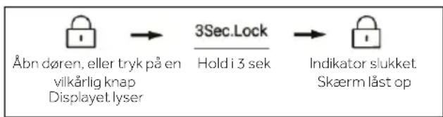 HAIER HFW7918EIMP - Lås/oplås panel - 2