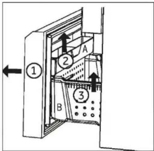 HAIER HFW7918EIMP - Cassetto rimovibile del congelatore - 1