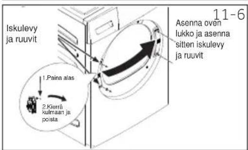 HAIER HD100-A2979N-S - Pesukoneen ja kuivaajan pinoaminen - 3