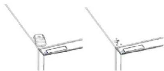 HAIER HDW1618CNPW - ZMENA SMERU OTVIRANI DVERI Potrebne náradí: Elektrického sroubováku - 3