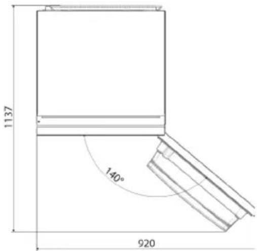 HAIER HDW1618CNPW - Nepieciešamā vieta - 1