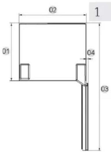 HAIER HWS34GGH1 - Απαιτήσεις χώρου - 1