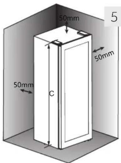 HAIER HWS34GGH1 - Platzbedarf - 4