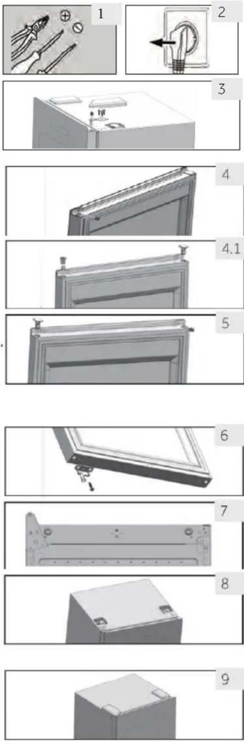 HAIER HWS34GGH1 - Pasos de montaje - 1