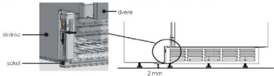 HAIER HUC44GDEH1 - Nastavenie dolných nožičiek - 2
