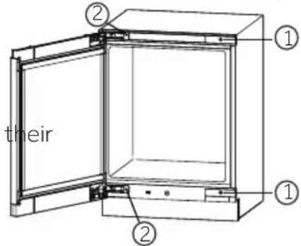 HAIER HUC44GDEH1 - 5) Installing the Door Panel: - 2