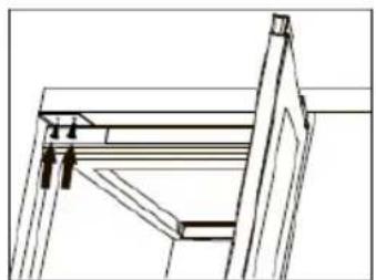 HAIER HUC44GDEH1 - Fissaggio al mobile - 2
