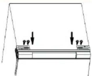HAIER HUC44GDEH1 - Instalowanie wsporników stałych - 3