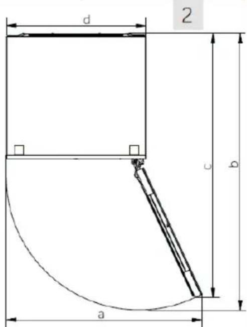HAIER HUC44GDEH1 - Requisitos de espaço - 2