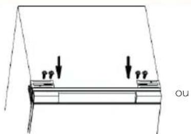 HAIER HUC44GDEH1 - Instalação dos suportes fixos - 2