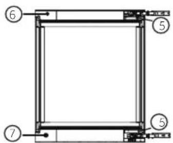 HAIER HUC44GDEH1 - 5) Installing the Door Panel: - 1