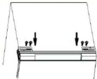 HAIER HUC44GDEH1 - Installazione di staffe fisse - 2