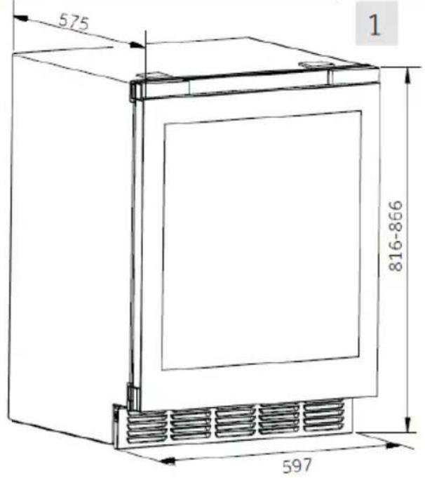 HAIER HUC44GDEH1 - Espace requis - 1