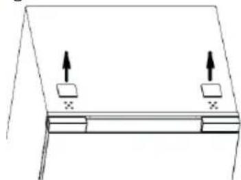 HAIER HUC44GDEH1 - Installation des étriers fixes - 1