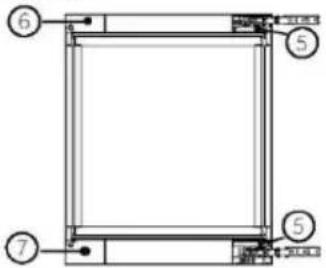HAIER HUC44GDEH1 - Cambio dello sportello da destra a sinistra - 6