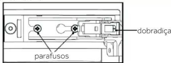 HAIER HUC44GDEH1 - 2) Desmontagem da porta - 1