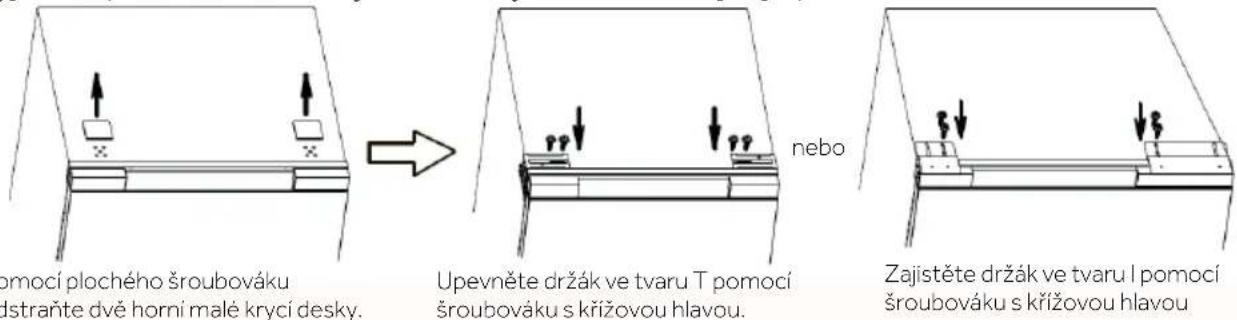 HAIER HUC44GDEH1 - Instalace pevných držáků - 1