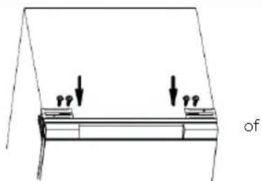 HAIER HUC44GDEH1 - Vaste beugels installeren - 2