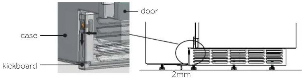 HAIER HUC44GDEH1 - Installing the Kickboard - 2