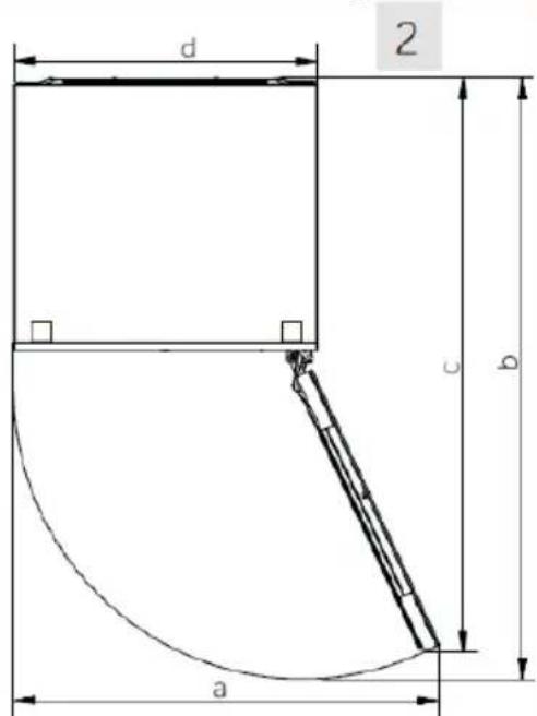 HAIER HUC44GDEH1 - Espace requis - 2
