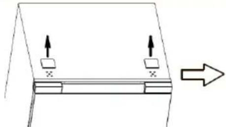 HAIER HUC44GDEH1 - Installazione di staffe fisse - 1
