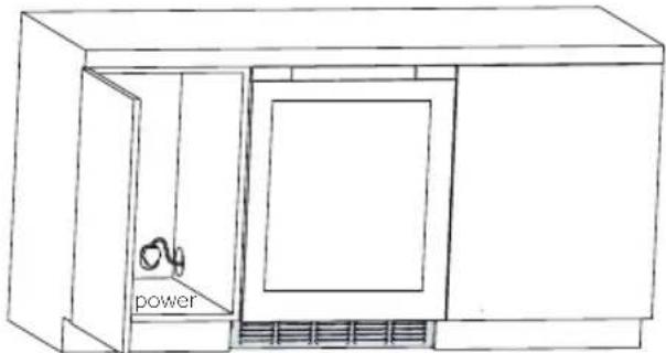HAIER HUC44GDEH1 - Securing to the Cabinet - 1