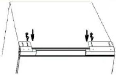 HAIER HUC44GDEH1 - Montage der festen Halterungen - 3