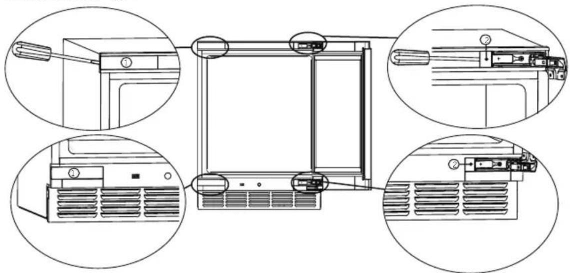 HAIER HUC44GDEH1 - Switching Door from Right to Left - 1