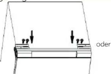 HAIER HUC44GDEH1 - Montage der festen Halterungen - 2