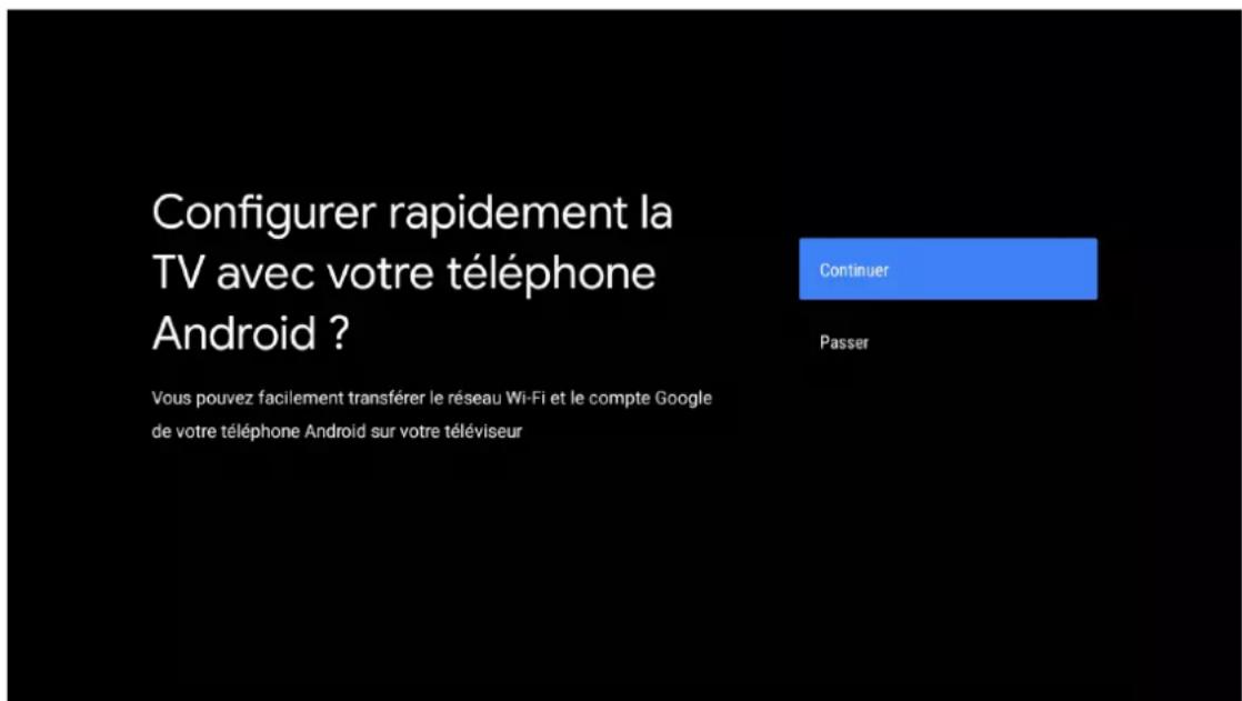 THOMSON 50UA5S13 - Connexion au compte Google - 1