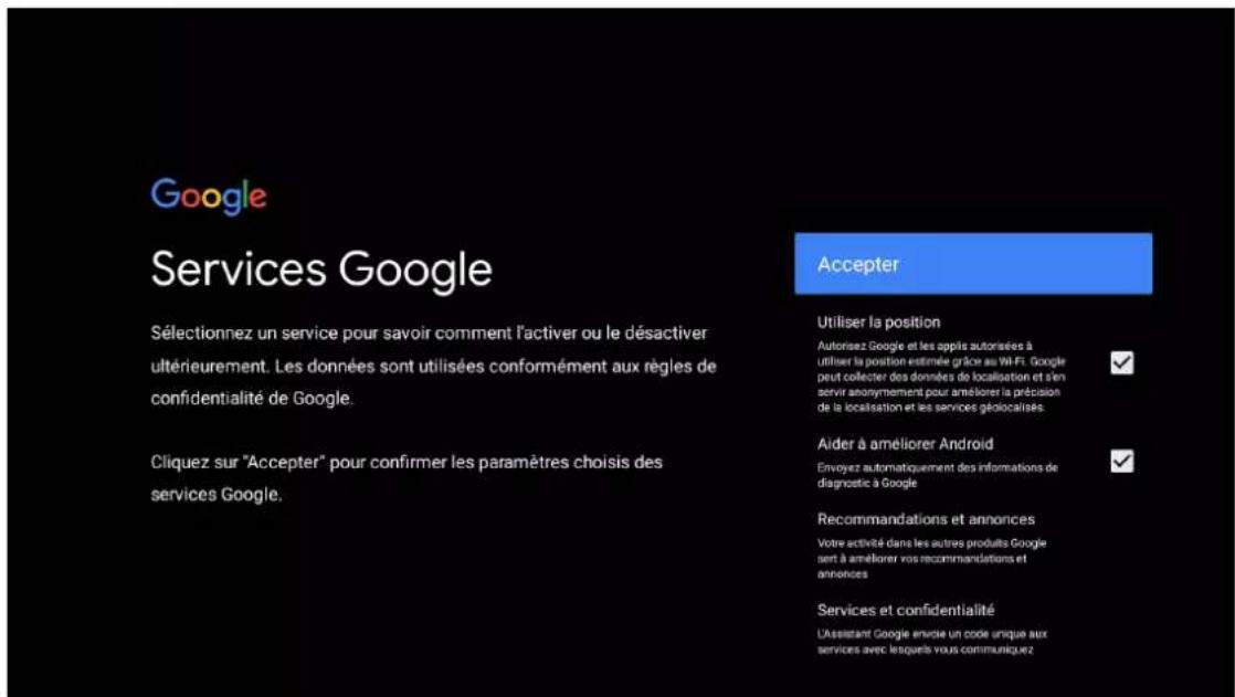 THOMSON 50UA5S13 - Services Google - 1