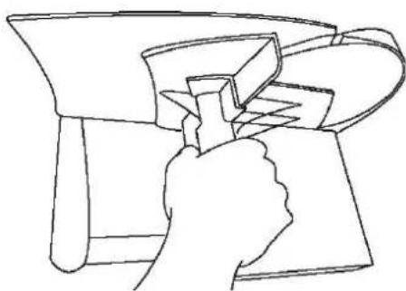 Orbegozo MS 4580 - USE ATENTTION: ALWAYS USE THE SLICING MEAT TABLE AND PUSHER HANDLE - 1