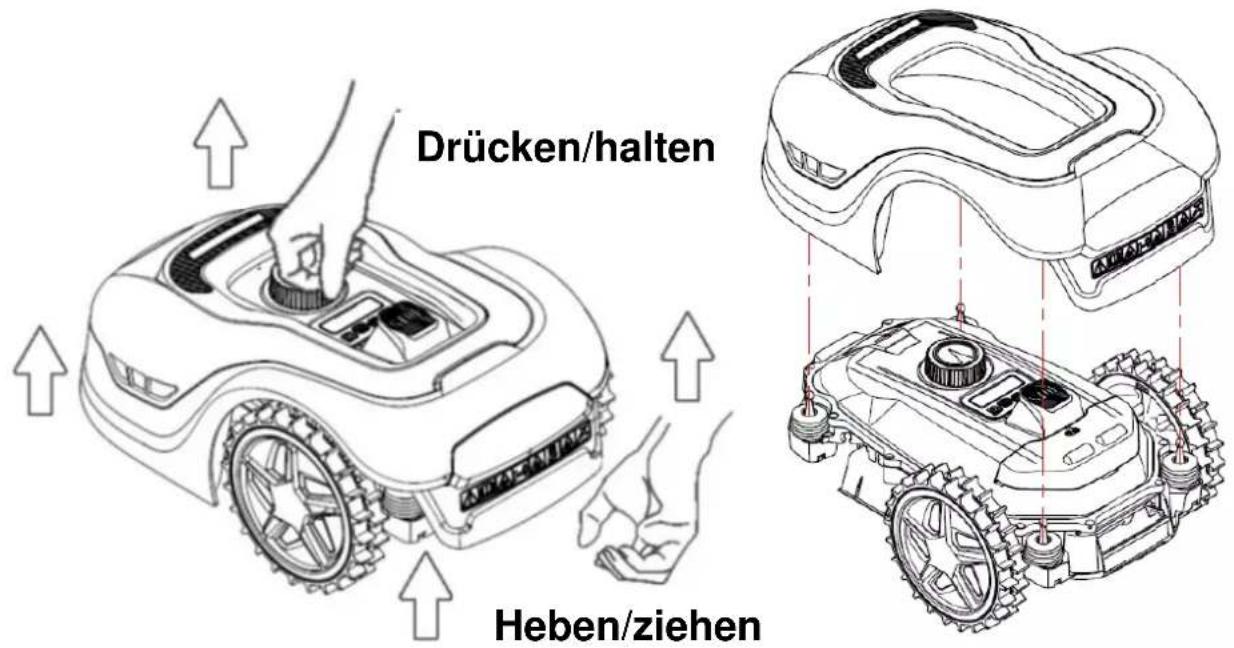 Texas RMX600 - Entfernen der Abdeckung (RMX600 / RMX1000) - 1