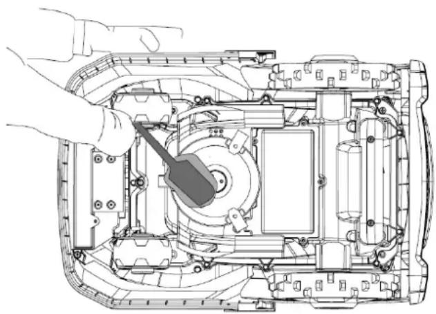 Texas RMX600 - Reinigung der Unterseite - 1