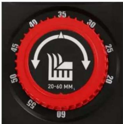 Texas RMX1000 - Setting cutting height - 2