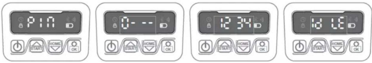Texas RMX2000 - Impostazione del codice PIN - 1