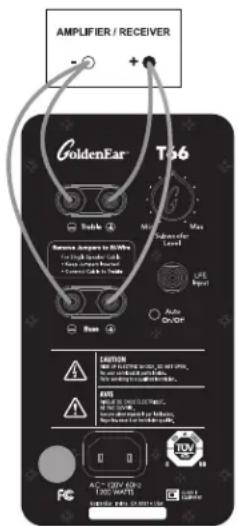 GoldenEar T66 - Connecting Speaker Cables Only - 2