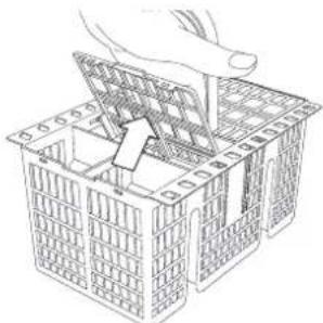 HOTPOINT HFC 3B19 X - CUTLERY BASKET - 1